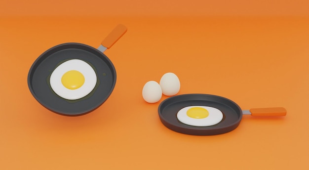 A picture of eggs and a pair of eggs.