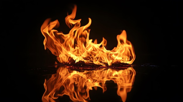 a picture of fire with the word fire on it