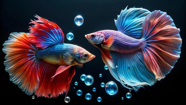 a picture of fish and bubbles with the words  fish  on the bottom