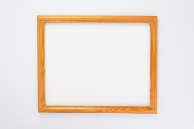 Picture frame on white background