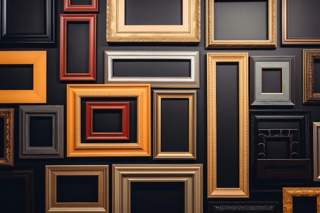 Picture Frames on Wall