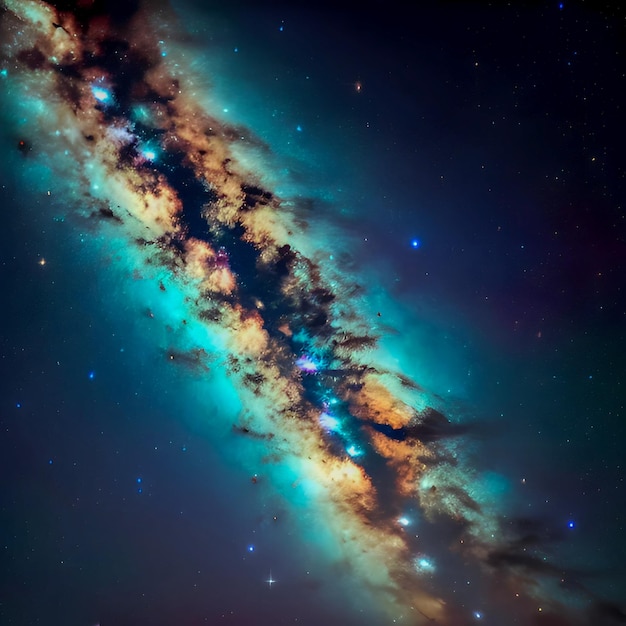 A picture of a galaxy with the word stars on it