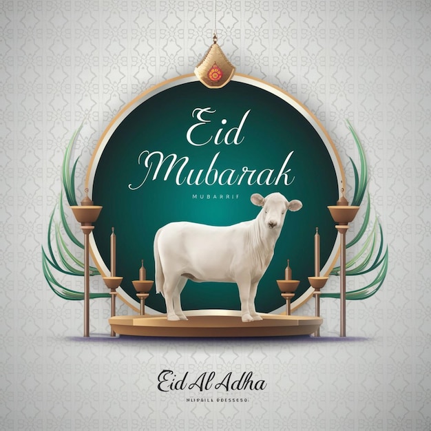 a picture of a goat with the word arabic on it