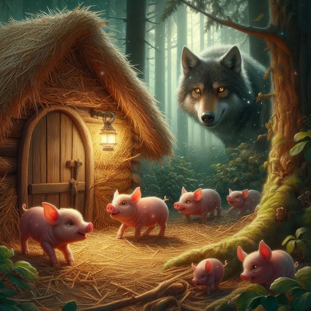 a picture of a house with a house that says quot wild pigs quot