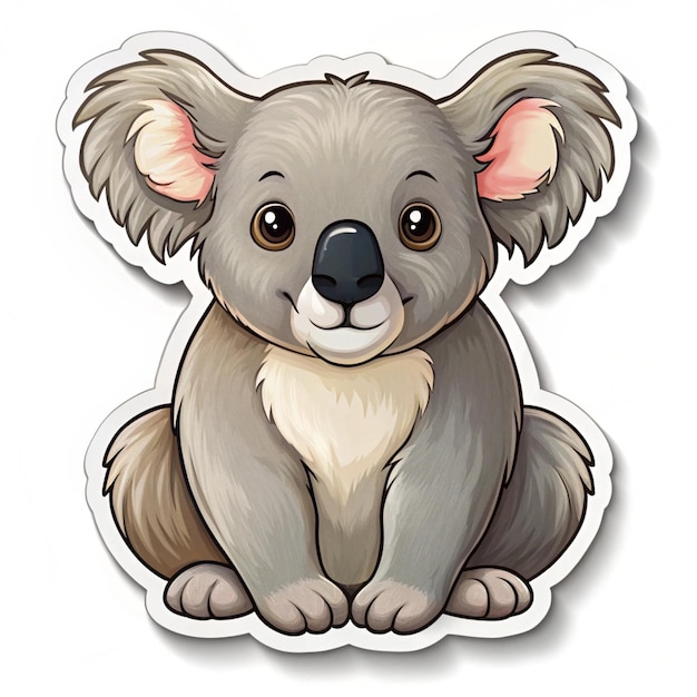 a picture of a koala with a picture of a koala on it