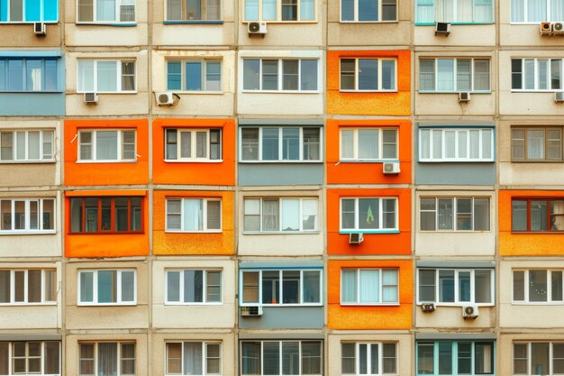 a picture of a large building with many windowpattern