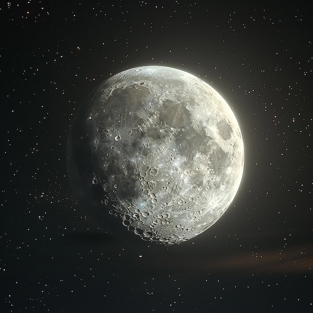 a picture of a moon with a star on it