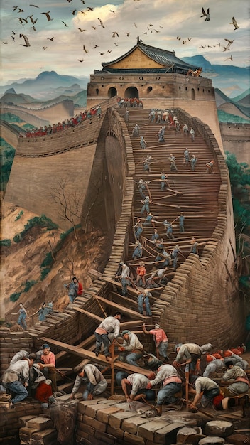 a picture of a mountain with people on the bottom