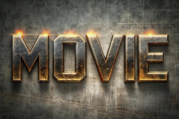 Photo a picture of a movie with the word move on it