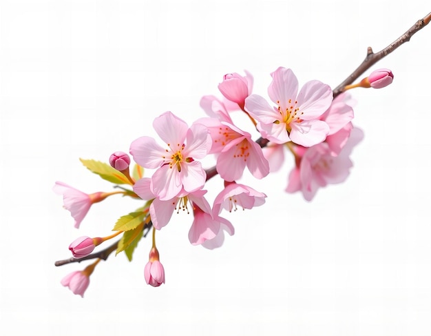 a picture of a pink cherry blossom with the word cherry on it