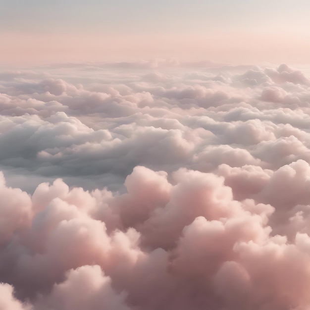 Photo a picture of a pink and white fluffy cloud with the words quot a quot on the bottom quot