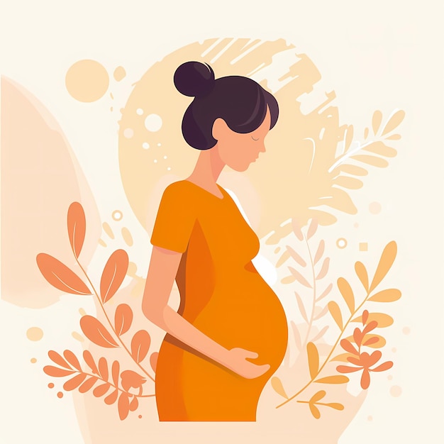 a picture of a pregnant woman