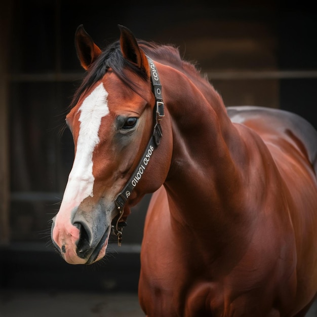 Picture presenting the Beautiful Cute Horse