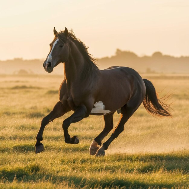 Picture presenting the Beautiful Cute Horse