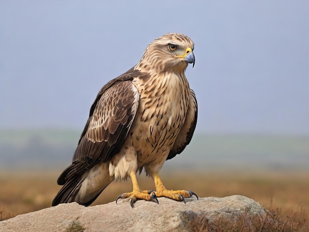 Picture of a Roughlegged Buzzard ai generated