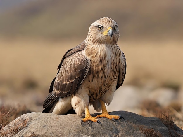 Photo picture of a roughlegged buzzard ai generated