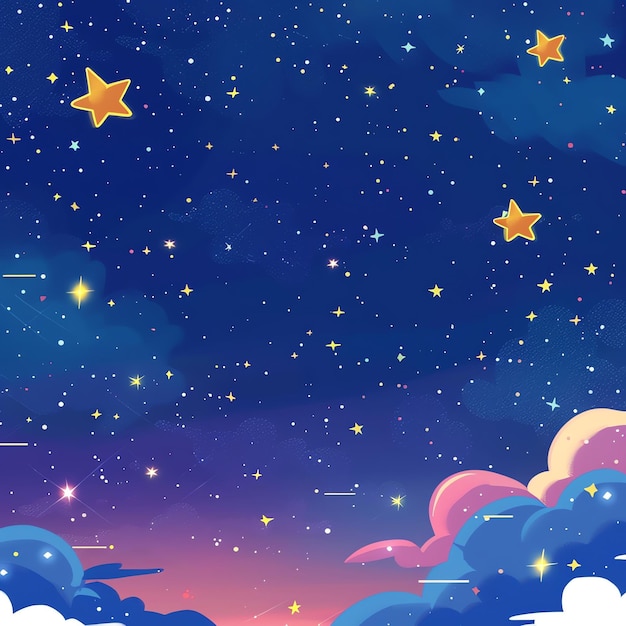 a picture of a sky with stars and the word star above it