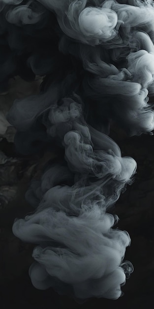 a picture of smoke that is from a fire