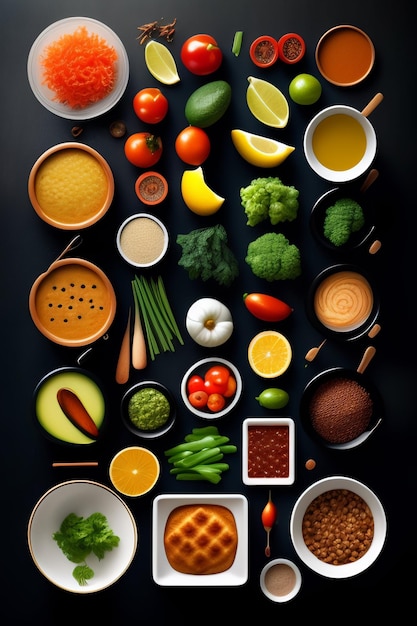 A picture of a variety of foods including broccoli, broccoli, broccoli, and other foods.