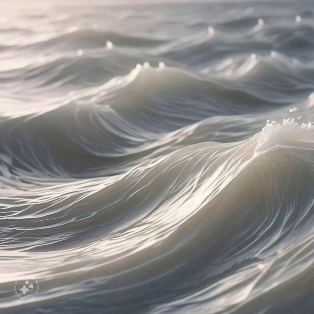 Photo a picture of a wave that has the word foam on it