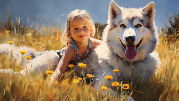 pictures of siberian huskies full HD AI generated