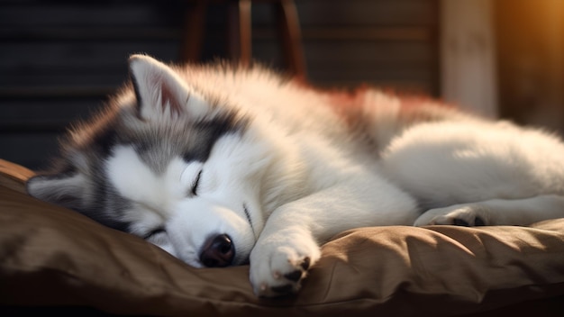 pictures of siberian huskies full HD AI generated