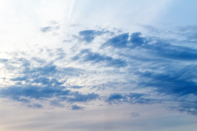 Picturesque beautiful clouds on the blue sky.