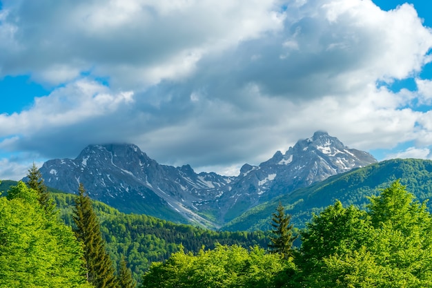 Picturesque Komovi Mountains are located in the east of Montenegro.