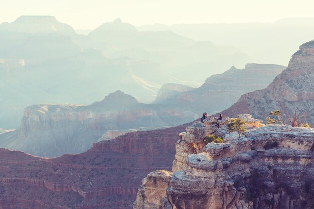 Picturesque landscapes of the Grand Canyon