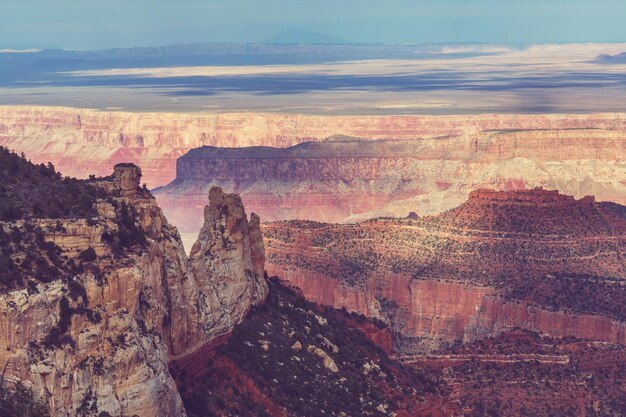 Picturesque landscapes of the Grand Canyon