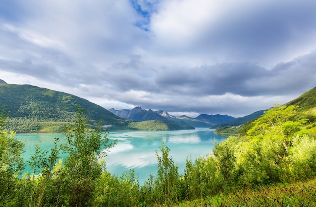 Picturesque landscapes of Northern Norway