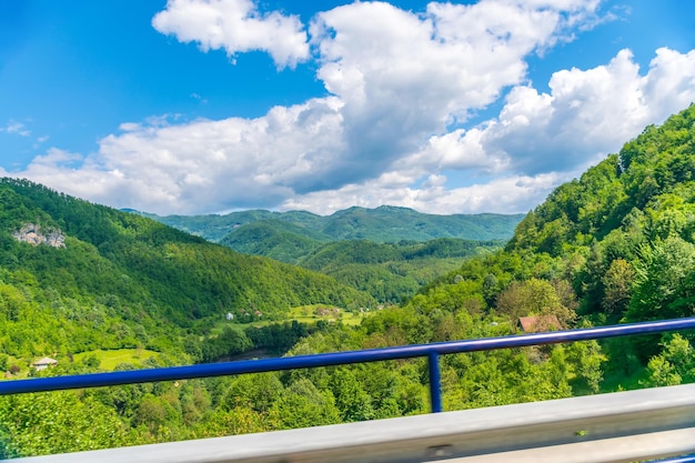 Picturesque mountains are located in the heart of Montenegro