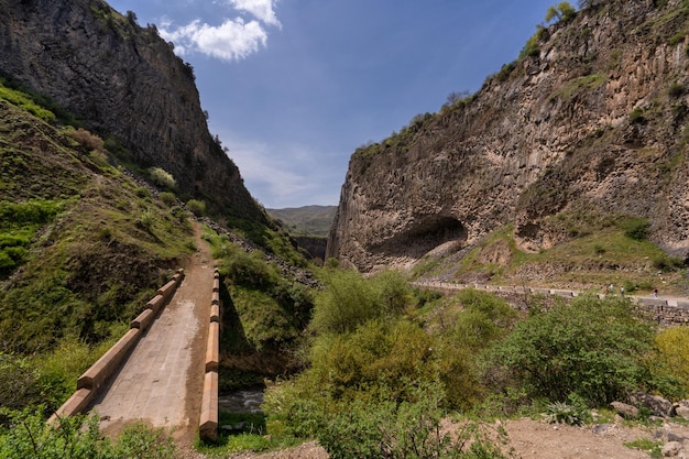 Picturesque Stone Symphony rocks near Garni Armenia