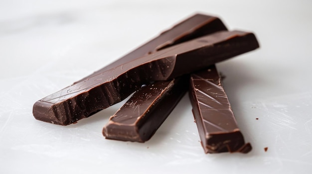 a piece of chocolate with a spoon in it that says  chocolate