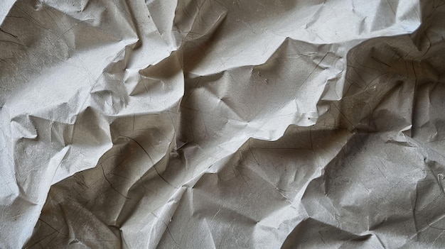 A piece of paper with a crumpled texture and a few lines drawn on it