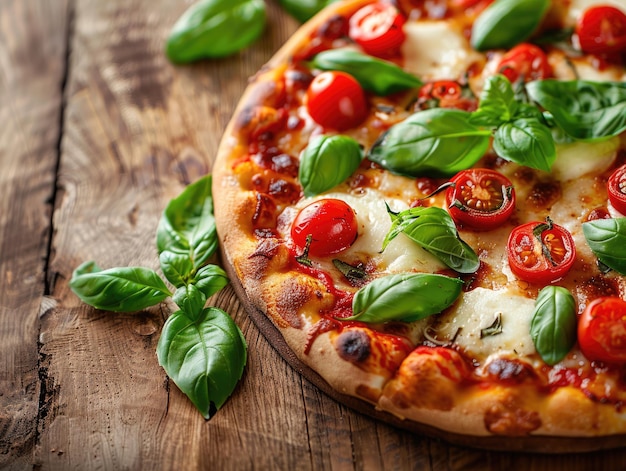 A piece of tomato pizza