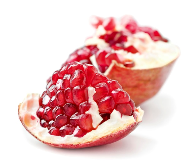 Pieces of ripe pomegranate