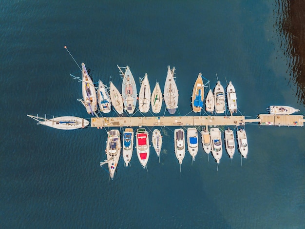 Pier speedboat a marina lot this is usually the most popular tourist attractions on the beachyacht