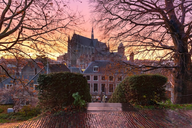 Pieterskerk in Leiden Netherlands