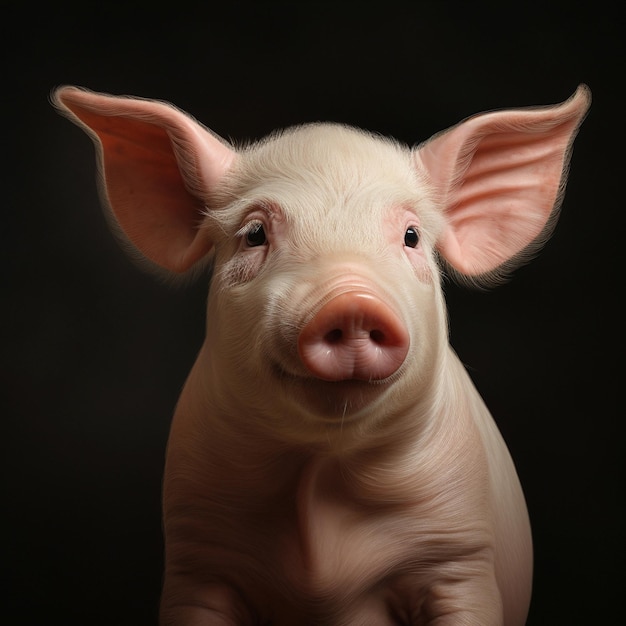 pig animal portrait cerdo chancho