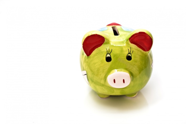 Piggy bank isolated