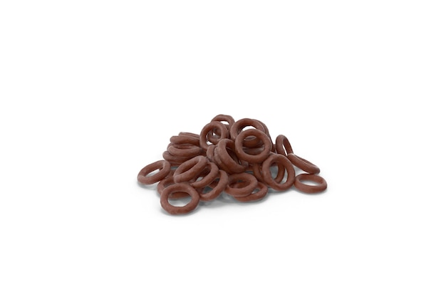 Pile Of Chocolate Covered Rings