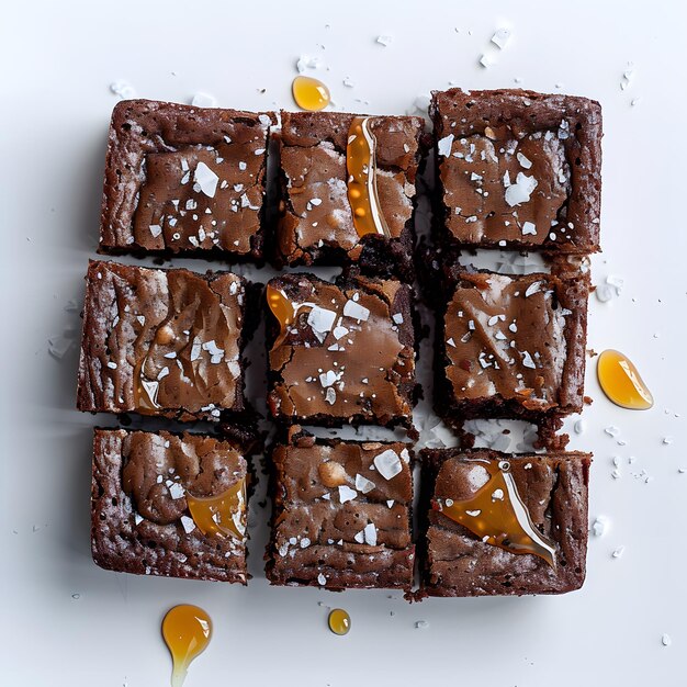 Photo a pile of chocolates with a spoon on top of them