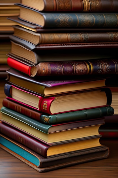 Pile of miniature vintage books