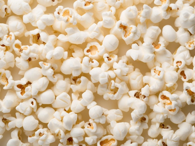 a pile of popcorn