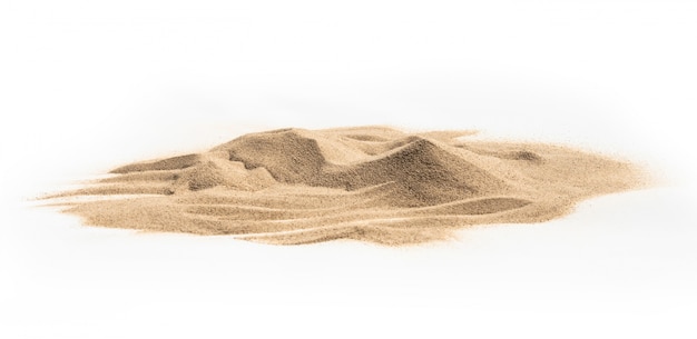 Pile sand isolated