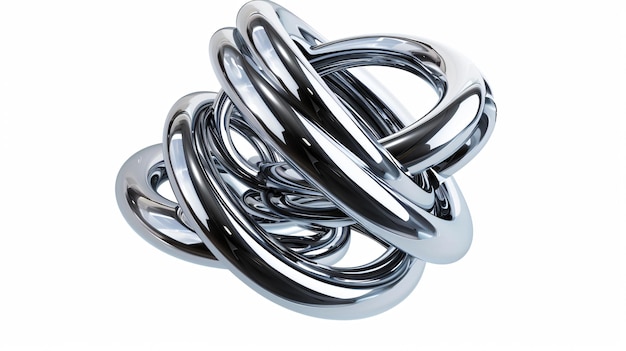 a pile of silver rings with the word the on it