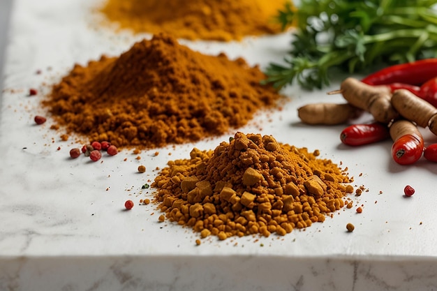 a pile of spices including spices spices and spices