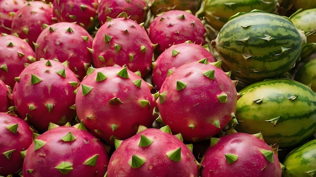 a pile of watermelons with a green top and a green one that says quot melon quot