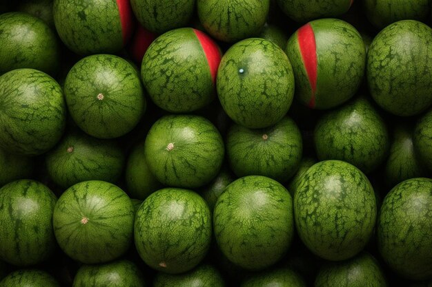 a pile of watermelons with the word melon on the bottom